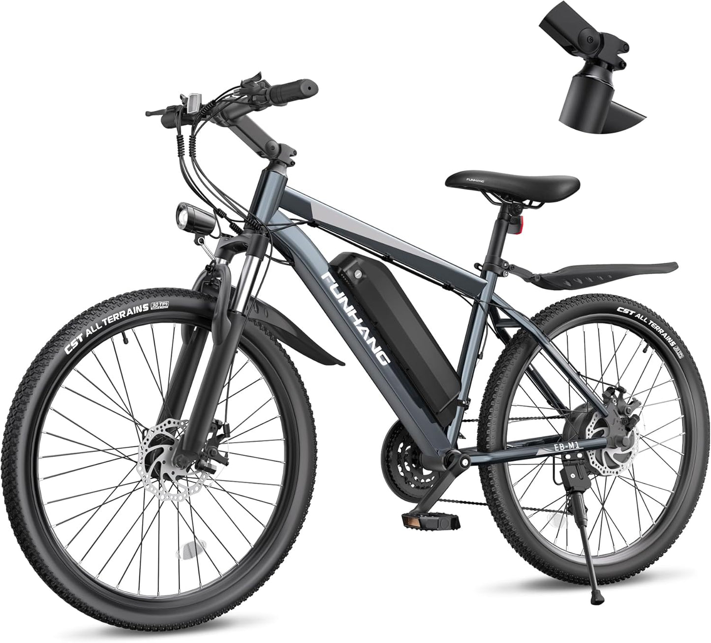Electric Bike for Adults, 26'' 1000W Peak Ebike